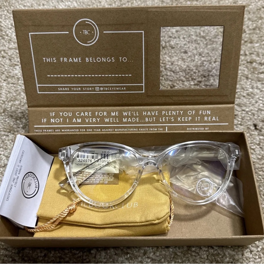The Book Club Blue Blocking Glasses